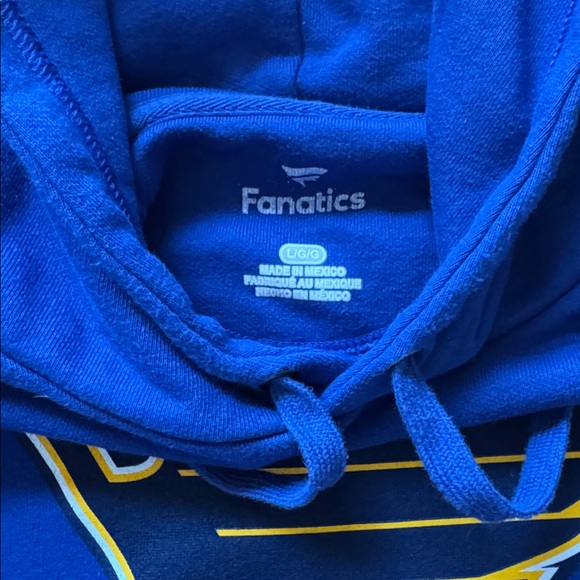 Fanatics St. Louis Blues men’s blue hoodie, size large - Picture 3 of 4